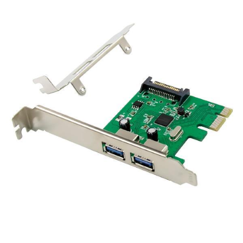 Conceptronic EMRICK06G, PCIe, USB 3.2 Gen 1 (3.1 Gen 1), PCI 2.0, SATA a 15 pin, Verde, PC